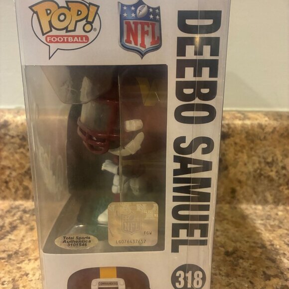 Funko Pop! Football Washington Commanders Deebo Samuel #318 - Picture 2 of 4